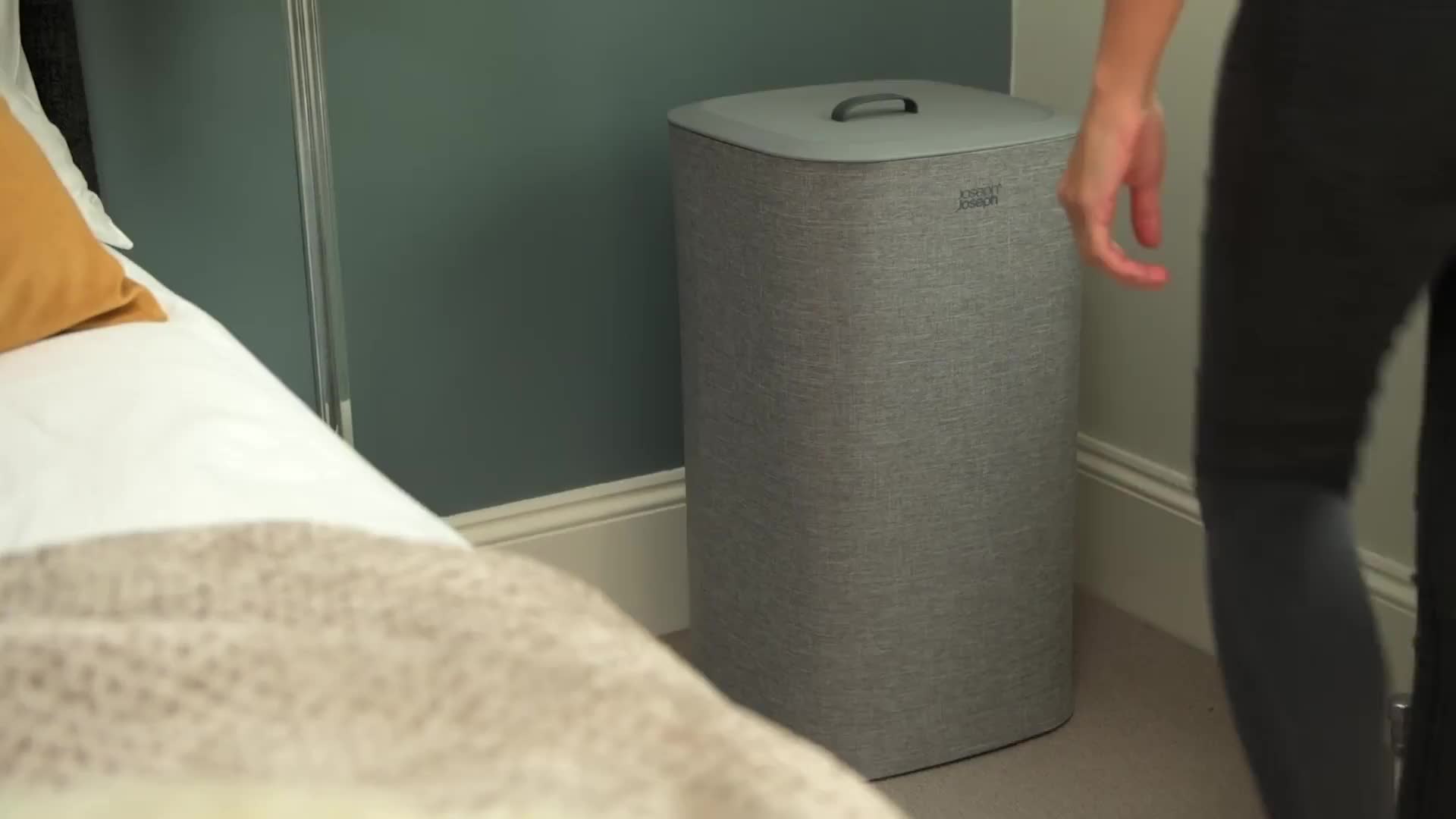 Tota 60L Laundry Separation Basket - Gray | Joseph Joseph US